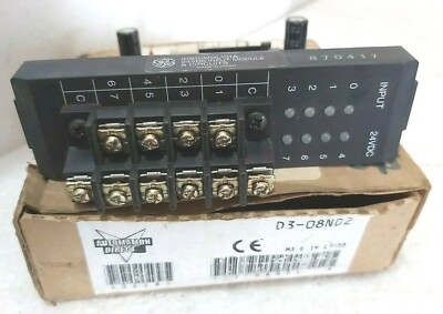 AUTOMATION DIRECT D3-08ND2 GE IC610MDL101A 24V Eingangsmodul 8-Kreis D308ND2