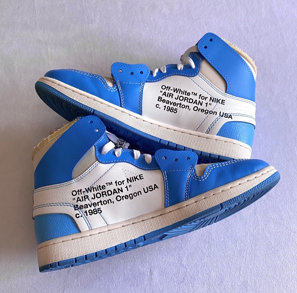 USED 10.0 Jordan 1 Retro OG x OFF-WHITE NRG High UNC 100 USED 10.0 Jordan 1 Retro OG x OFF-WHITE NRG High UNC 100