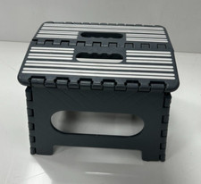 Lightweight Multiple Use Grey Folding Plastic Step for Home Caravan Motorhome
