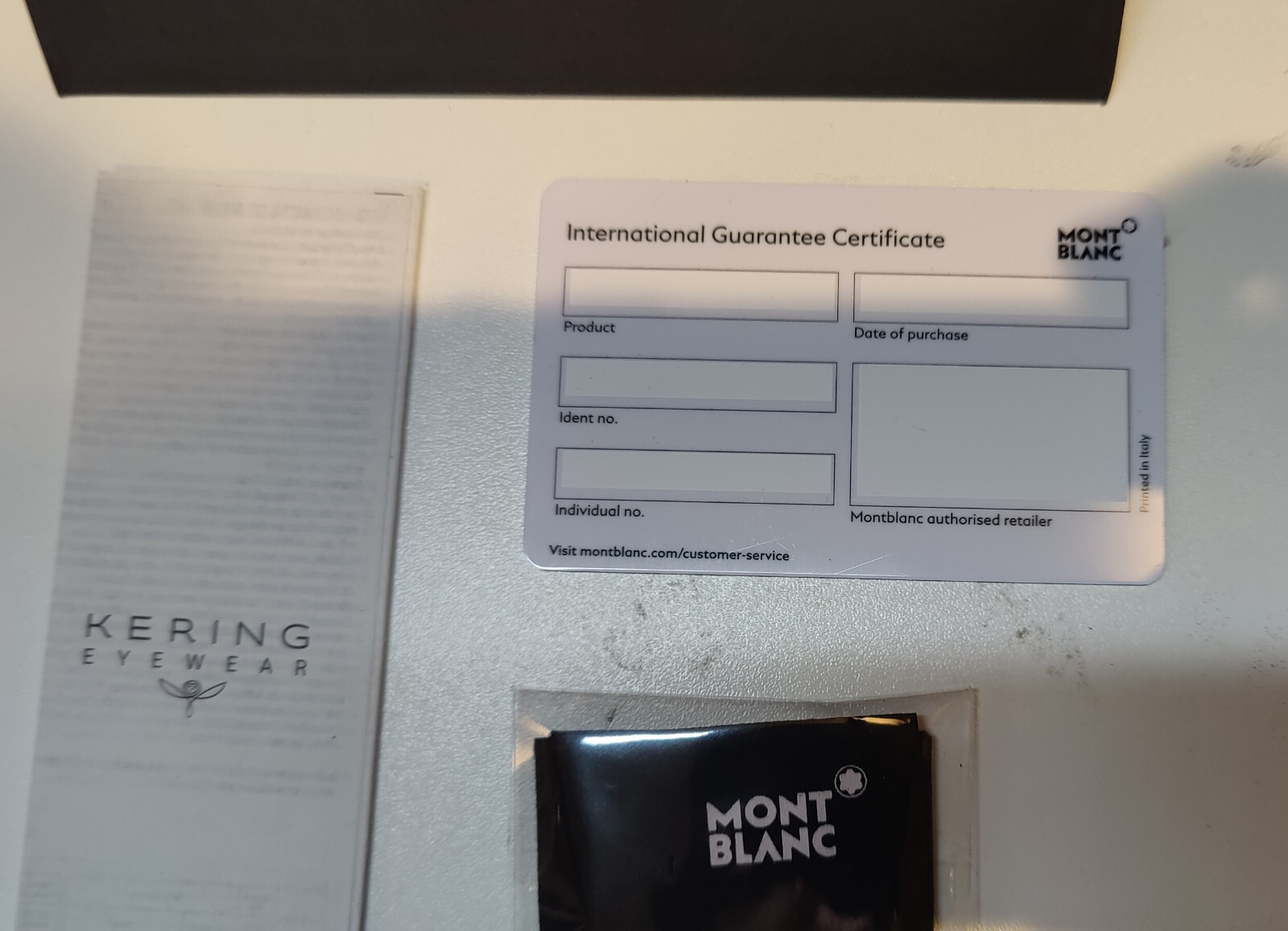 Mont Blanc New Case Sunglasses Eyewear Box ORIGINAL Kering Montblanc