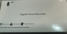 64GB Rechargeable Digital Audio Sound Voice Recorder - NEW  SEALED