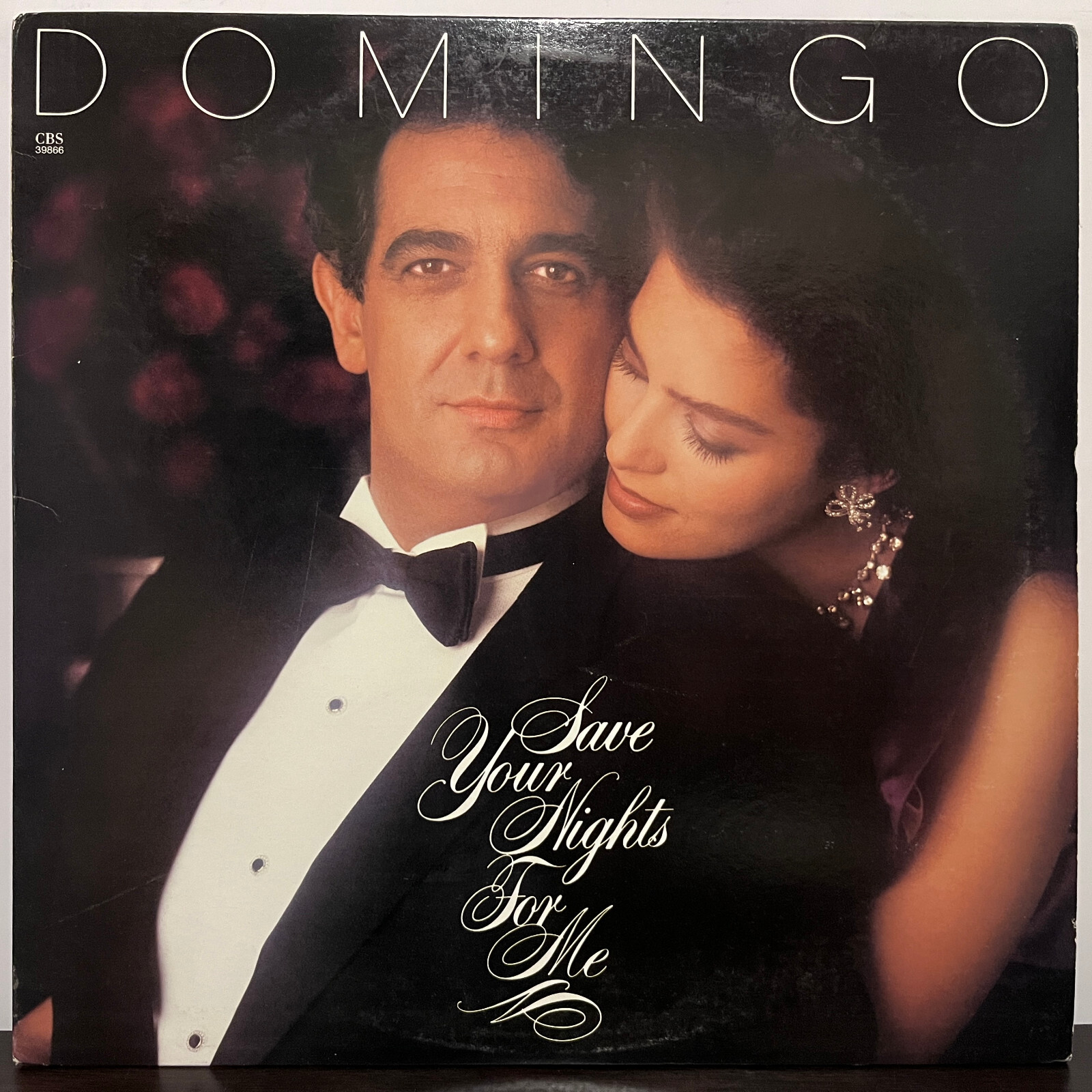 PLACIDO DOMINGO - Save Your Nights For Me (1985) - 12" Vinyl Record LP - EX