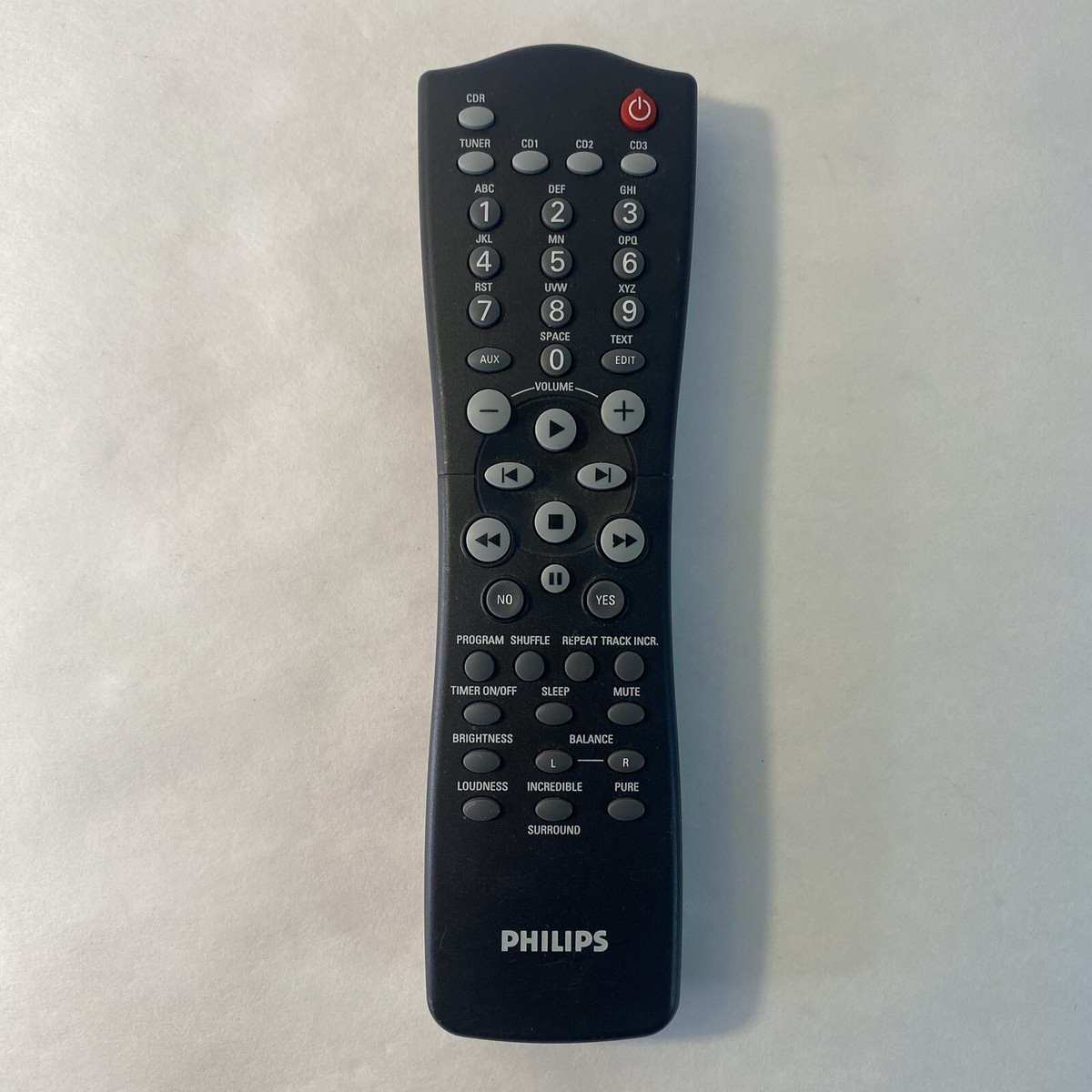 Philips RC 2505/01 MINI HI-FI Audio System Remote Control