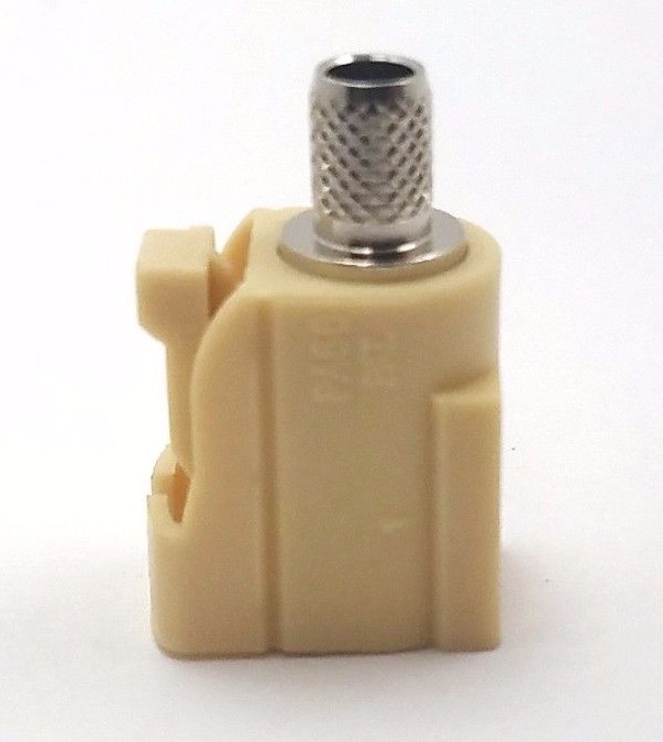 Fakra Plug Straight Male Pin Cable Brown F Code Crimp