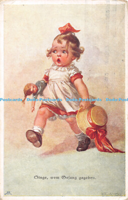 R313739 Singe Wem Gesang gegeben M M Nr 1326 1930 Postkarte