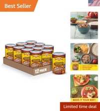 Authentic Latin Flavor: 16 oz Canned Refried Beans 12 Pack for Family Dinners