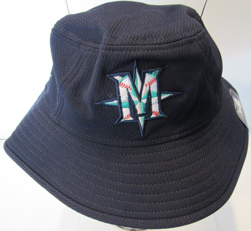 MLB On Field Seattle Mariners BP20 Bucket Hat Azul Marino OSFM - Imagen 1 de 5