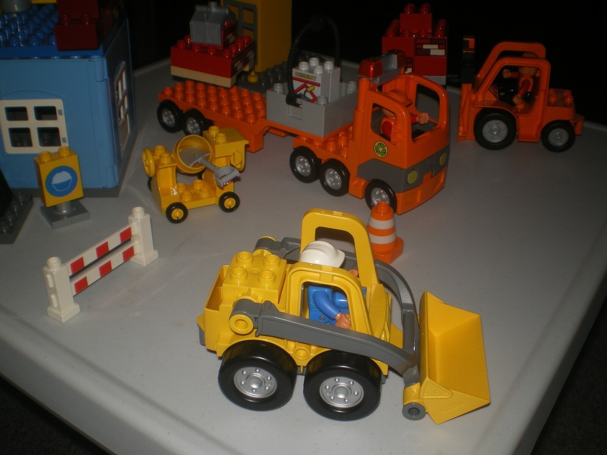 レゴデュプロ    トレーラー 4988 🏗 LEGO DUPLO 4988 Construction site 🏠 - YouTube