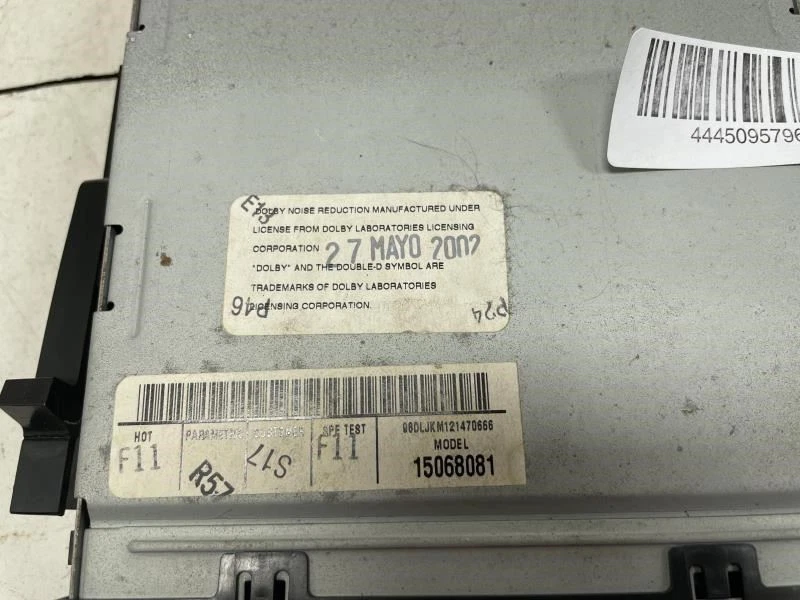 Chevrolet Suburban 1500 2002 radio reproductor de casete fabricante de equipos originales+ Foto 4 de 4