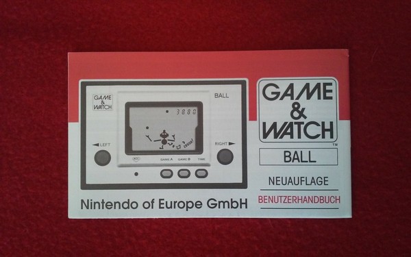 Nintendo Game & Watch Ball Reissue user manuals