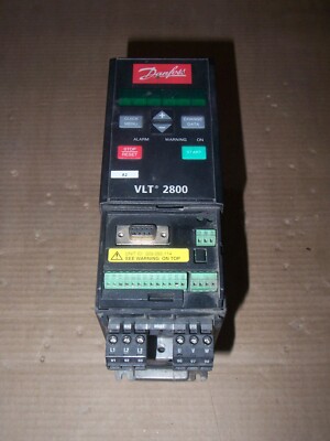 Danfuss VLT2800 VFD AC Drive VLT2815PT4B20STR5DBF00A00C0 3P 480v 2 HP