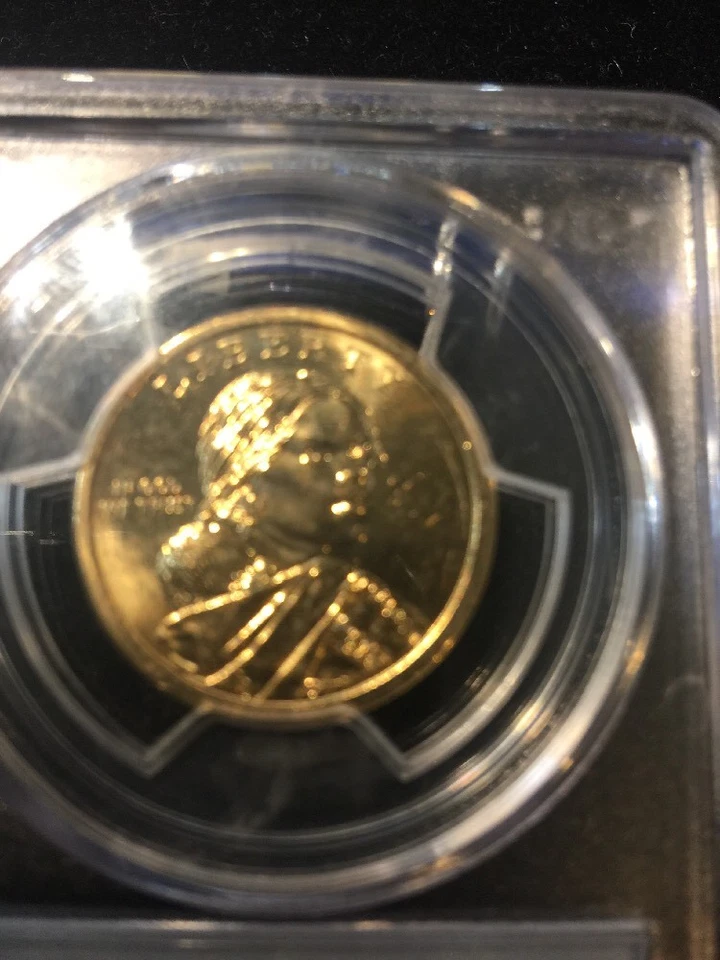 2010 Sacagawea dollar Missing Edge Lettering Pcgs Ms64 - Image 4 of 4