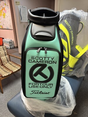 スコッティキャメロン　ホワイト　サークルＪ　スタッフバッグ スコッティキャメロン ホワイト サークルJ スタッフバッグ SCOTTY