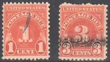 SC#J80 & J82 - Paire d'affranchissements dus à l'occasion simples (J8081-1)