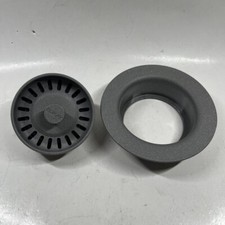 LKQS35GS Elkay Greystone Disposer Flange w/ Removable Basket Strainer  Stopper