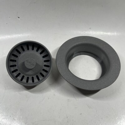 LKQS35GS Elkay Greystone Disposer Flange w/ Removable Basket Strainer & Stopper