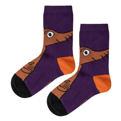 Moomin by Martinex   Moomin Socken in lila orange mit Sniff-Motiv Größe 27-41
