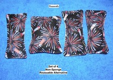 Dry Erase Board Set of 4 Fun Fireworks Reusable Wipe Off Board Tools