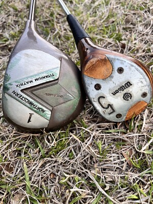 Northwestern Oversize Titanium Matrix Driver RH Graphite &wilson 5-wood Steel RH