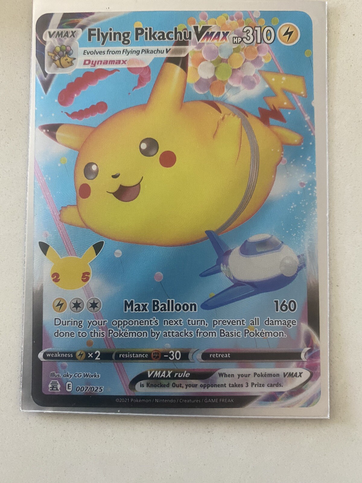 Flying Pikachu Vmax Pokemon TCG Flying Pikachu V & VMAX Ultra Rare Cards - Celebrations Set, Near Mint Condition Pokemon Flying Pikachu Card Flying Pikachu Vmax Pokemon TCG Flying Pikachu V & VMAX Ultra Rare Cards - Celebrations Set, Near Mint Condition Pokemon Flying Pikachu Card