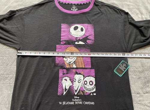Disney Nightmare Before Christmas Damengröße 2X (18-20) Schlafshirt Pyjama neu mit Etikett - Bild 14 von 15
