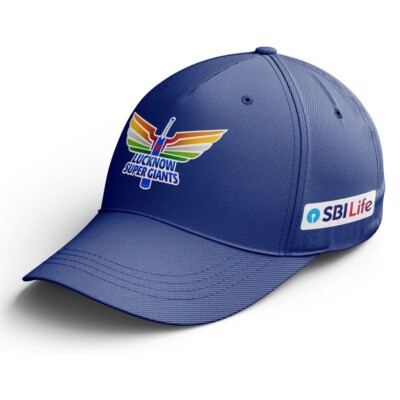 LUCKNOW SUPER GIANTS Match Cap, Kids LSG Player Edition, Official Tata IPL 2024