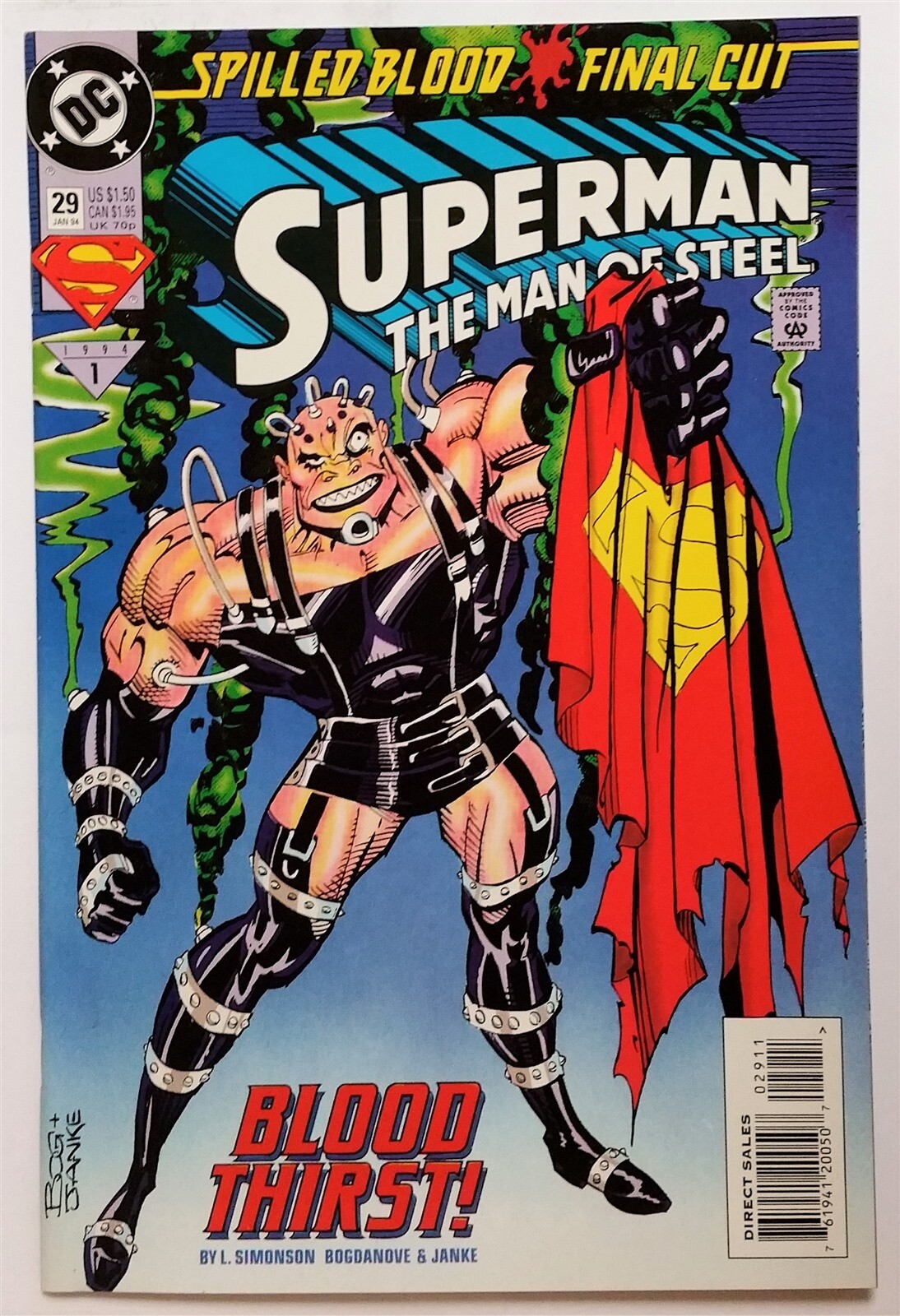 Superman The Man Of Steel 29 Jan 1994 Dc For Sale Online Ebay