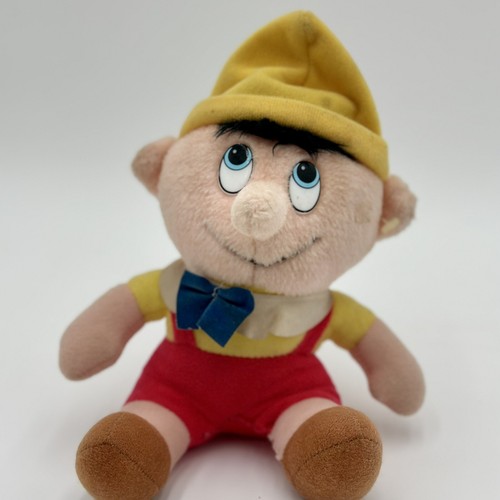 vintage Pinocchio Plush Doll Walt Disney Productions 7" stuffed animal - Picture 7 of 13