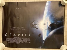 GRAVITY (2013) Original UK Quad (30