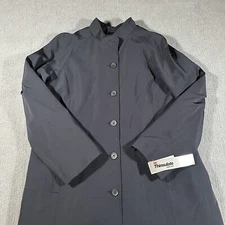 Twinhill US Airways FM Winter Coat Navy Size 16 Winter Lined Trench Jacket NWT