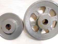 5 3/4" Cast Iron 1 1/8" Shaft Pulley Sheave Single Groove V Style B Belt 5L BK60