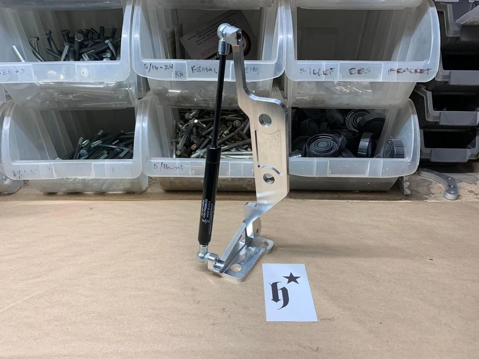 💯Genuine Hush Performance 90-93 Acura Integra Billet Hydro Hood 铰链对 — 第 2/4 张图片