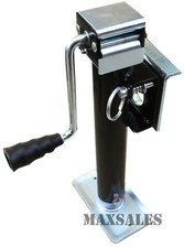 Trailer Jack 2000 Lbs Weld On Sidewind Snap-ring Swivel 10 Lift Heavy Duty Jack