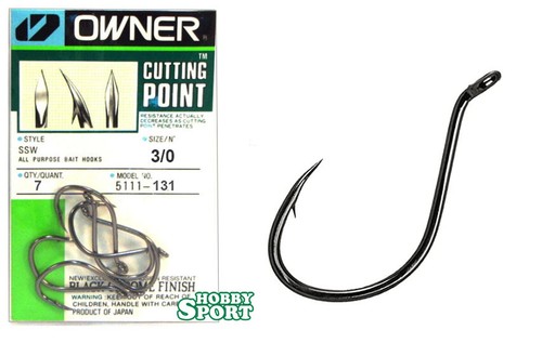 PROPRIETARIO SSW Con PUNTO DI TAGLIO Ganci Esca Per Tutti Gli Usi