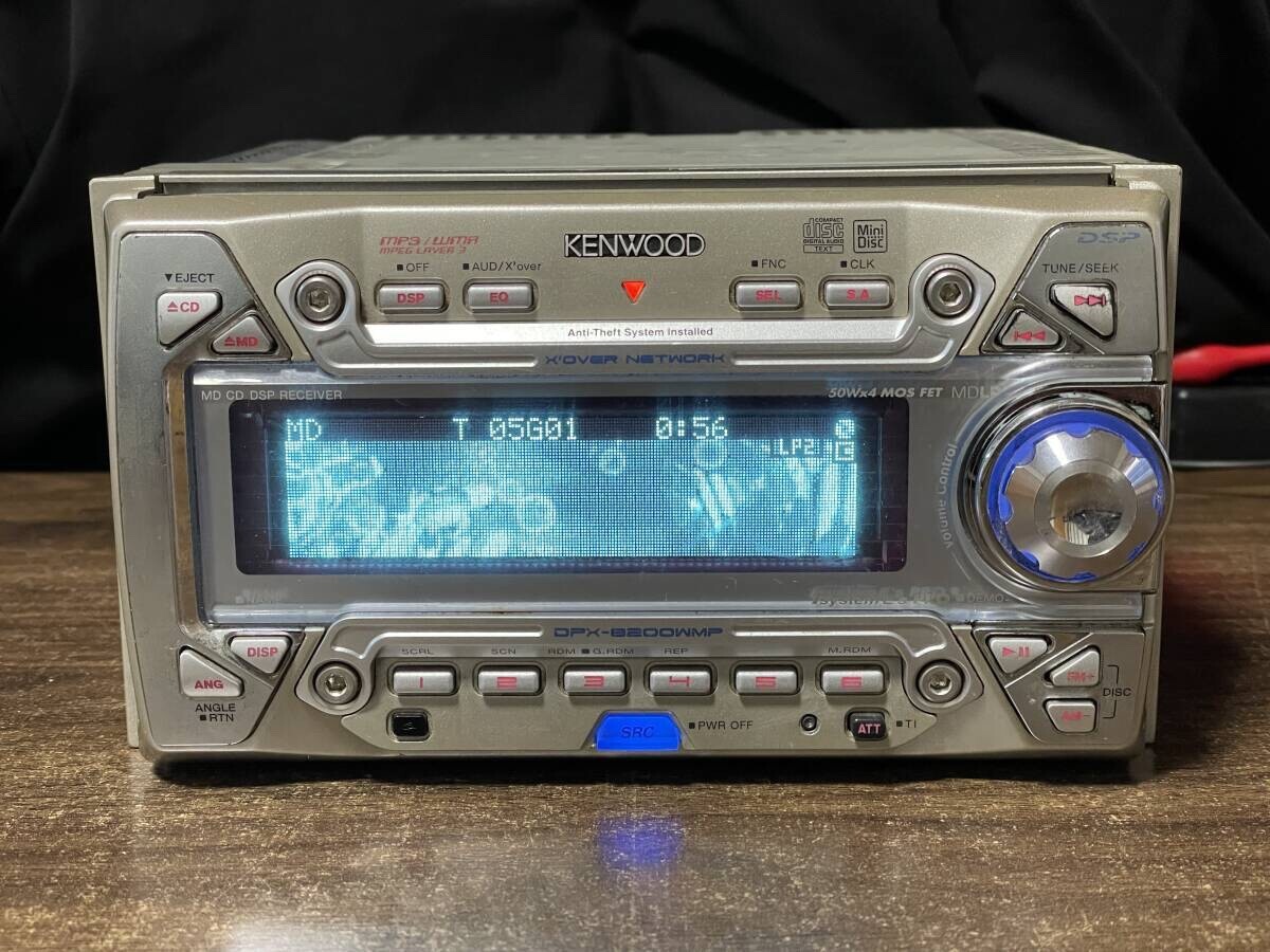 【美品】KENWOOD MP3 WMA　CD・MDミニコンポ KENWOOD ケンウッド AVINO ステレオ ミニコンポ SH-3MD (CD MD