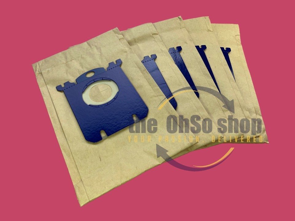 5x AEG Dust Bags Vacuum Cleaner, E15 E18 E40 E200 UltraOne Green AG