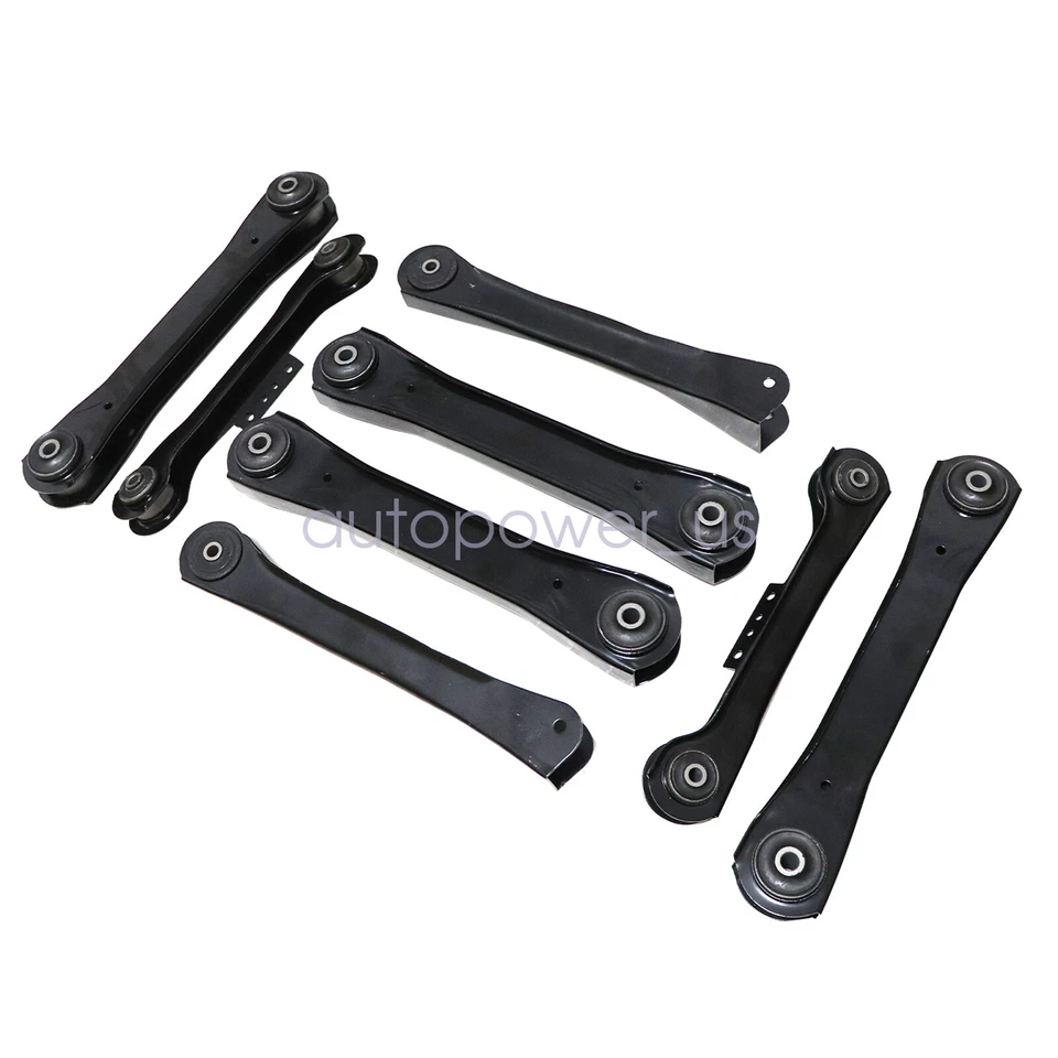 Brazos de control inferiores y superiores delanteros y traseros de 8 piezas para Jeep TJ Wrangler 1997-2006 Foto 4 de 4