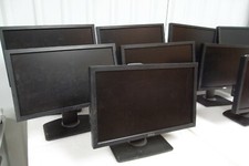 LOT-5 Dell P2010H 20" Wide LCD Monitor 4-Port USB Hub VGA DVI DP P2010ht J846R
