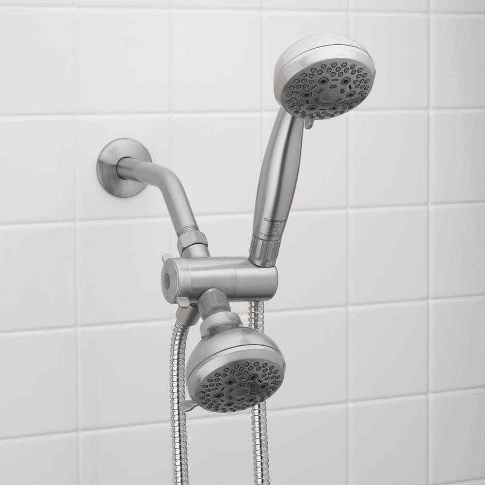 Glacier Bay 3-Way Diverter with Mount in Brushed Nickel HD3075-544