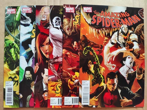 AMAZING SPIDER-MAN #642-647 ORIGIN OF SPECIES COMPLETE VF/NM To NM Lot Of 6