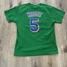 Youth New York Mets David Wright Majestic MLB T Shirt Size Youth L