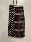 ZARA Pleated Skirt Polka Dots Plaid Floral Print Block Sz S — photo 2