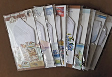 Men's "HAPPY BIRTHDAY" 2 Hanky Pocket Cards - 100 Cotton White