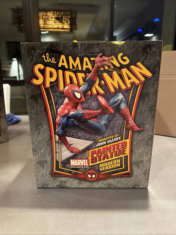 Marvel Spider-Man Modern Painted Statue Bowen Designs John Cleary Spiderman