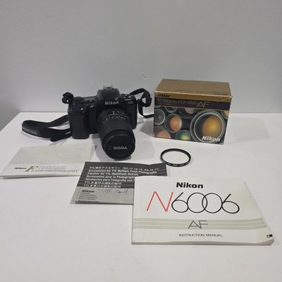 Nikon N6006 AF 35mm With Nikkor 80-200mm Fr.5-5.6 & Sigma 100-300 F4.5-6.7 Lens