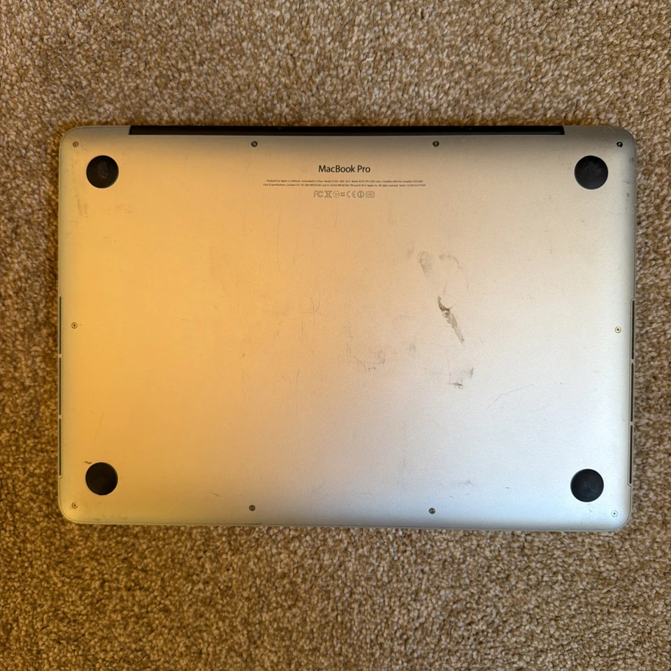Apple MacBook Pro 13in 2013 (512GB SSD, i7-3540M, 3.0GHz, 8GB RAM) Laptop Silver, photo 2 of 4