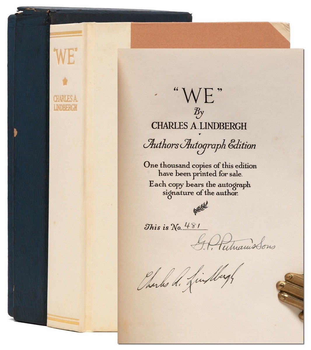 Charles A Lindbergh / We Signed limited edition 1st Edition 1927