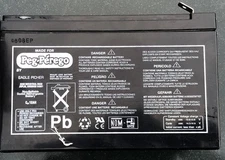 Peg Perego 12V battery and charger