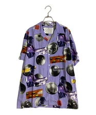 WACKO MARIA DJ HARVEY Aloha shirt Size: L Men Purple