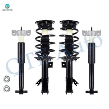 Front Quick Complete Strut-Coil Spring-Rear Shock Kit To 2013-2020 Ford Fusion